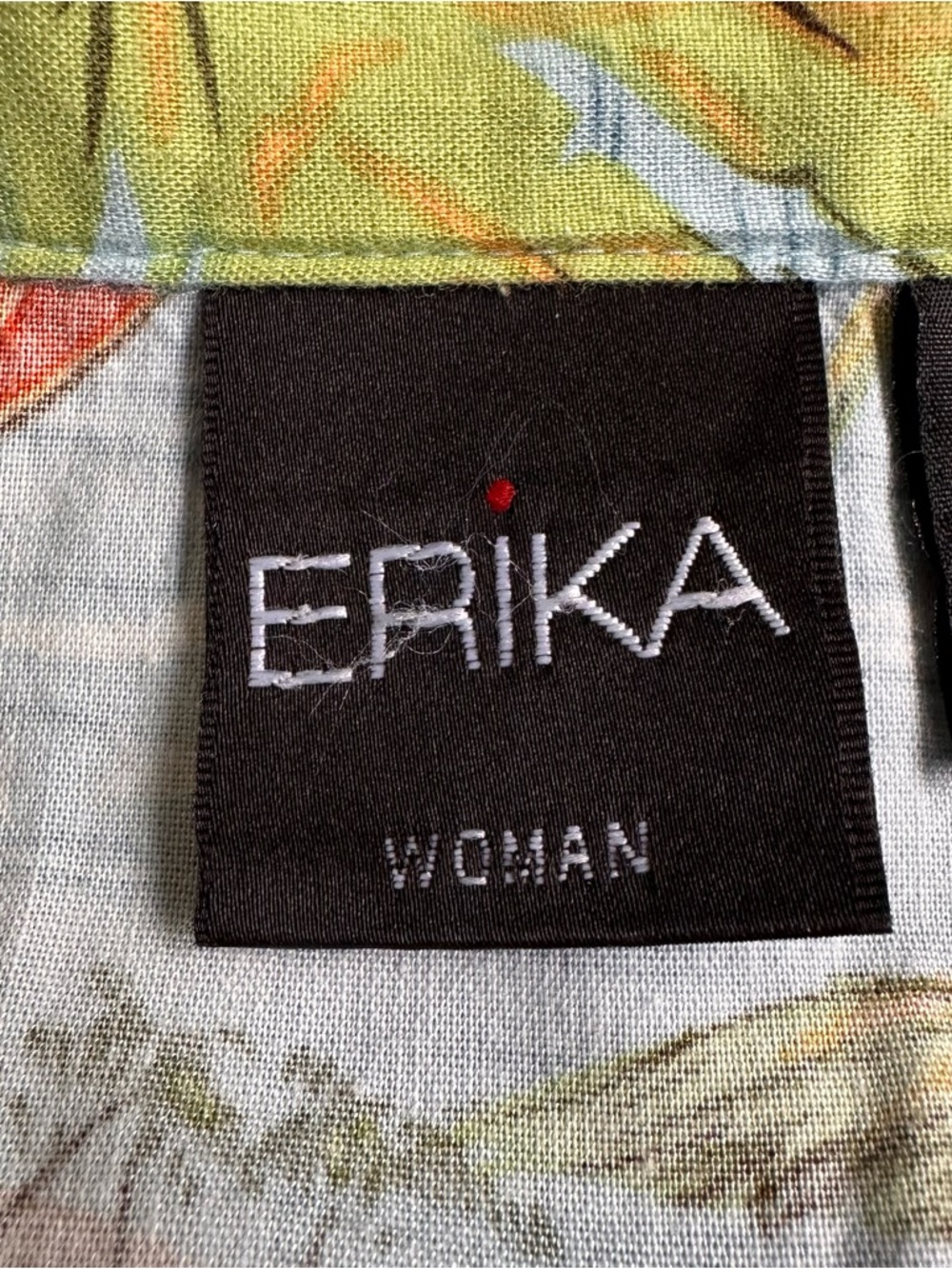 Erika Women’s Vintage Hawaiian Button Up Shirt Tropical Vacation Size 1X EUC - Picture 5 of 6